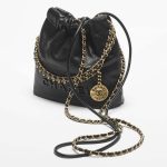 シャネル CHANEL 22 ミニ ハンドバッグ ブラック AS3980 シャネル CHANEL 22 ミニ ハンドバッグ ブラック AS3980