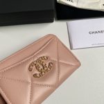 シャネル  CHANEL 19 ジップ コインパース ピンク AP3665_1