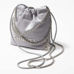 シャネル CHANEL 22 ミニ ハンドバッグ グレー AS3980 シャネル CHANEL 22 ミニ ハンドバッグ グレー AS3980