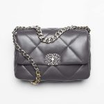 シャネル CHANEL 19 ショルダーバッグ グレー AS1160 シャネル CHANEL 19 ショルダーバッグ グレー AS1160