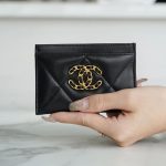 シャネル CHANEL 19 カードケース 名刺入れ AP1167