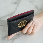 シャネル CHANEL 19 カードケース 名刺入れ AP1167