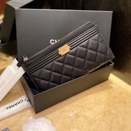 シャネル 長財布 ポーチ ボーイシャネル A81254