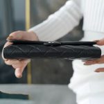 シャネル クラシック フラップ マトラッセ ココマーク  長財布A80758