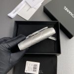 シャネル  三つ折り財布 マトラッセ ココマーク A82288