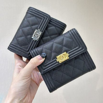 シャネル コンパクト財布☆三つ折り A80734