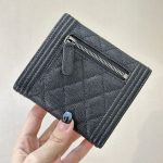 シャネル コンパクト財布☆三つ折り A80734