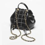 シャネル ブラック & ホワイト バックパック AS4493 シャネル ブラック & ホワイト バックパック AS4493