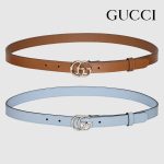 グッチ ダブルG スリムベルト 409417 0AAA5 グッチ ダブルG スリムベルト 409417 0AAA5