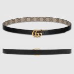 グッチ ダブルG リバーシブル スリムベルト 659418 グッチ ダブルG リバーシブル スリムベルト 659418