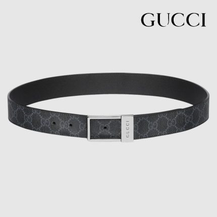 グッチ  スクエア バックル GGベルト ‎722370