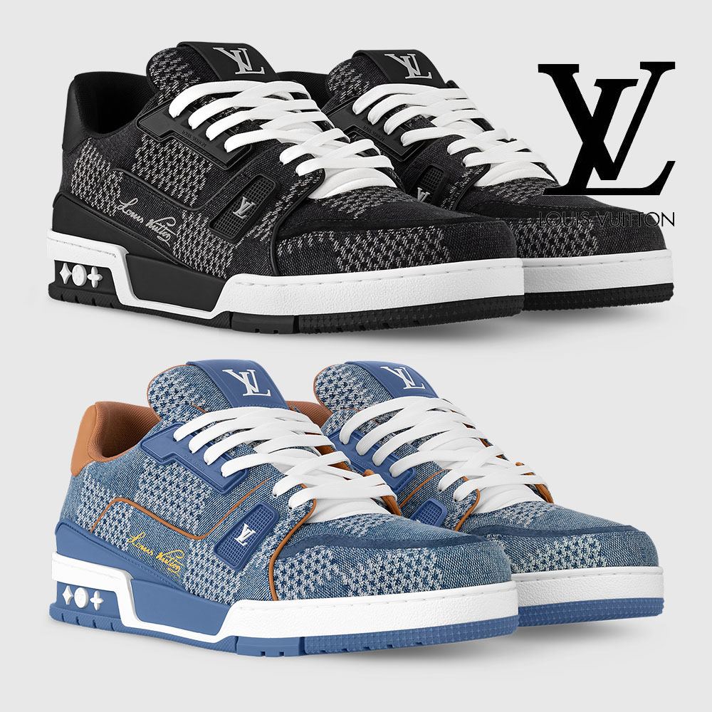 ルイヴィトン LV トレイナー スニーカー 1AD6D ルイヴィトン LV トレイナー スニーカー 1AD6D