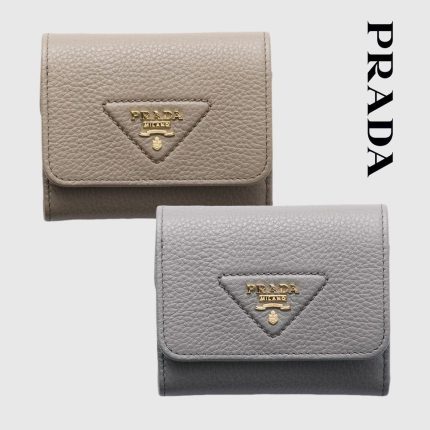 プラダ  ヴィッテロダイノレザー ミニ財布 1MH043