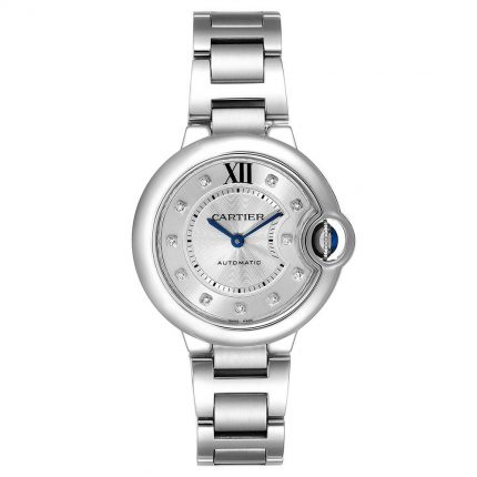 カルティエ  バロン ブルー 33mm シルバー WE902074