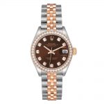 ロレックス  デイトジャストチョコレート10Pダイヤ 28 279381RBR