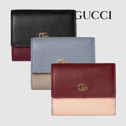 グッチ  ダブルG バイカラー ミニ ウォレット ‎837957