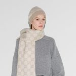 グッチ  GGカシミア ジャカード キャップ 811392