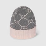 グッチ  GGカシミア ジャカード キャップ 811392