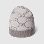 グッチ  GGカシミア ジャカード キャップ 811392