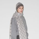グッチ  GGカシミア ジャカード キャップ 811392