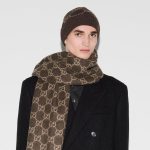 グッチ GGカシミア ジャカード キャップ 811392 3GAC0 グッチ GGカシミア ジャカード キャップ 811392 3GAC0