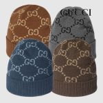 グッチ GGカシミア ジャカード キャップ 811392 3GAC0 グッチ GGカシミア ジャカード キャップ 811392 3GAC0