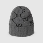グッチ GGカシミア ジャカード キャップ 811392 3GAC0 グッチ GGカシミア ジャカード キャップ 811392 3GAC0