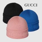 グッチ  GUCCI ロゴ入り ウールニット ハット 856014