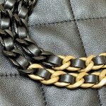 シャネル  22S ドローストリング バケットバックパック AS3211 ブラック