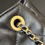 シャネル  22S ドローストリング バケットバックパック AS3211 ブラック