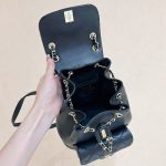 シャネル 22A メティエダール バックパック AS2908 ブラック シャネル 22A メティエダール バックパック AS2908 ブラック