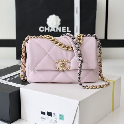 シャネル  chanel 19 フラップバッグ AS1160 AS1161 ピンク