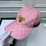 グッチ GGキャンバス ビー（ハチ）付き ベースボールキャップ 82045