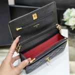 シャネル  22A メティエダール ゴールドコイン WOC ブラック AP2840
