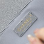 シャネル LeBoy チェーンバッグ A67085 A67086 グレー シャネル LeBoy チェーンバッグ A67085 A67086 グレー
