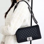 シャネル LeBoy チェーンバッグ ブラック A67085 A67086 シャネル LeBoy チェーンバッグ ブラック A67085 A67086