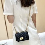 シャネル  Mini LeBoy チェーンバッグ A67364 ブラック