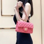 シャネル Classic Flap Bag ビッグミニ A01116 ピンク シャネル Classic Flap Bag ビッグミニ A01116 ピンク