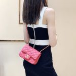 シャネル Classic Flap Bag スクエアミニ ピンク A01115 シャネル Classic Flap Bag スクエアミニ ピンク A01115