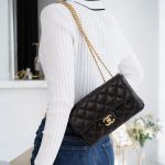 シャネル 22K フラップチェーンバッグ AS3393 ブラック シャネル 22K フラップチェーンバッグ AS3393 ブラック