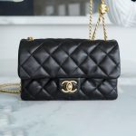 シャネル 22K フラップチェーンバッグ AS3393 ブラック シャネル 22K フラップチェーンバッグ AS3393 ブラック