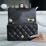 シャネル 22K フラップチェーンバッグ AS3393 ブラック シャネル 22K フラップチェーンバッグ AS3393 ブラック