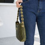シャネル HOBO ショルダーバッグ AS3562 グリーン シャネル HOBO ショルダーバッグ AS3562 グリーン