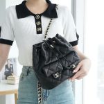 シャネル ドローストリングバケットバッグ バックパック AS4342 シャネル ドローストリングバケットバッグ バックパック AS4342