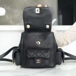 シャネル バックパック キャビアスキン ブラックAS4399 シャネル バックパック キャビアスキン ブラックAS4399