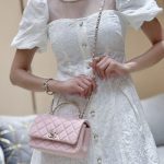 シャネル  ミニ フラップバックウィズトップハンドル AS5554