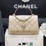 シャネル  ミニフラップバッグ キルティングハンドル AS5554