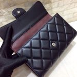 シャネル 三つ折りウォレット A31506 ラムスキン ブラック シャネル 三つ折りウォレット A31506 ラムスキン ブラック