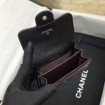 シャネル カード＆コインケース A80798 キャビアスキン ブラック