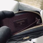 シャネル  カードケース A84511 キャビアスキン ブラック